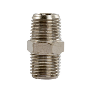 TJEP straight joint, 1/4" x 1/4" male thread