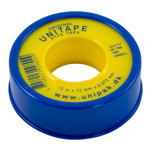 TJEP Teflon thread seal tape, 12mm x 0.75 mm x 12 m